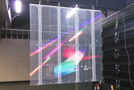 China A exposição de diodo emissor de luz exterior da cor completa do MERGULHO 346 de P20 1R1G1B conduziu a tela transparente fornecedor