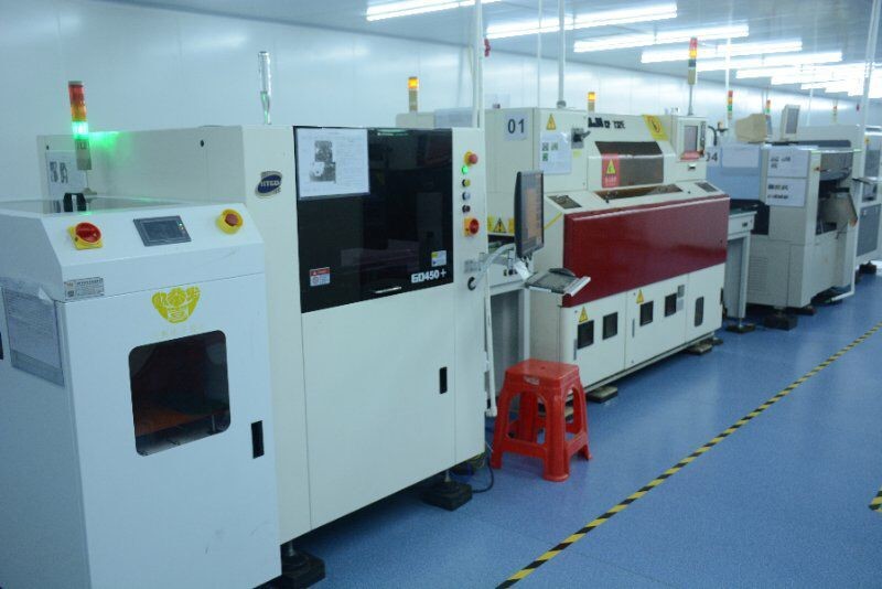 Shenzhen Weigu Electronic Technology Co., Ltd. linha de produção da fábrica