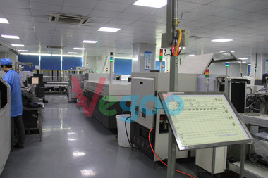 Shenzhen Weigu Electronic Technology Co., Ltd. linha de produção da fábrica