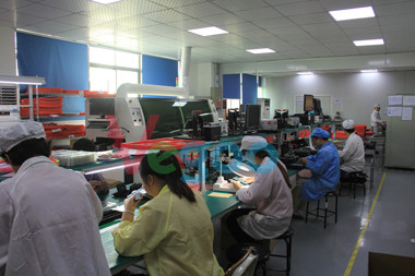 Shenzhen Weigu Electronic Technology Co., Ltd. linha de produção da fábrica