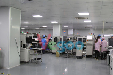 Shenzhen Weigu Electronic Technology Co., Ltd. linha de produção da fábrica