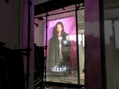 Ecrã de filme em cores P10 irradia rapidamente potência máxima 700w edifício de escritórios