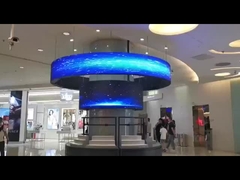 Escritório interno P3 Curva de tela LED flexível com 1/20 S Método de varredura Personalizavel