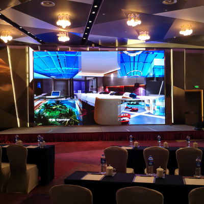 Display LED de aluguel ao ar livre P3.6 Alta taxa de atualização Alto brilho 576x576mm Gabinete para palco