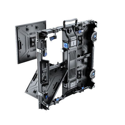 Display LED de alta luminosidade sem costura P4.8 Full Color Rental 576x576mm Armário de alumínio