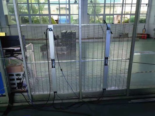 Exposição conduzida da parede da tela do diodo emissor de luz janela transparente padrão de pouco peso