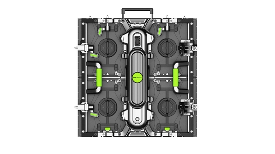 Aluguel LED Display P4.81mm gabinete de alumínio curvo 500x500mm montagem rápida para eventos ao ar livre