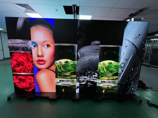 P1.86 COB LED Poster Display Indoor Full Color LED Display 3000CD/m2