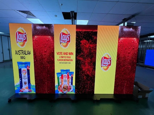 P1.86 COB LED Poster Display Indoor Full Color LED Display 3000CD/m2
