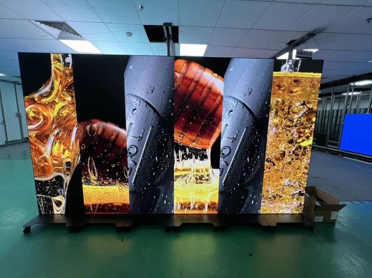 P1.86 COB LED Poster Display Indoor Full Color LED Display 3000CD/m2