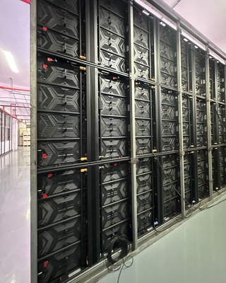 P3.91 Exibição LED exterior 1000X1000mm Gabinete de alumínio SMD1921 Brilho 10000CD/m2 Sistema Nova