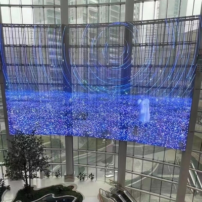 Ecrã LED transparente 1000*500 1000*1000 tamanho personalizado