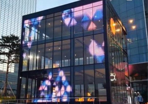 Ecrã LED transparente 1000*500 1000*1000 tamanho personalizado
