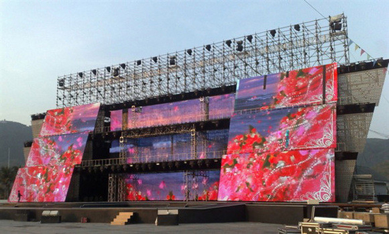 Espetáculo LED externo de 3,91 mm de pixel pitch para telas de aluguel 560g