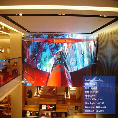 Exposição de diodo emissor de luz interna da cor completa de P4mm quebrada 512mm×512mm×90mm resistentes