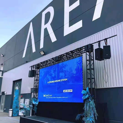 Display LED de aluguel com gabinetes de alumínio fundido a óleo de alta precisão