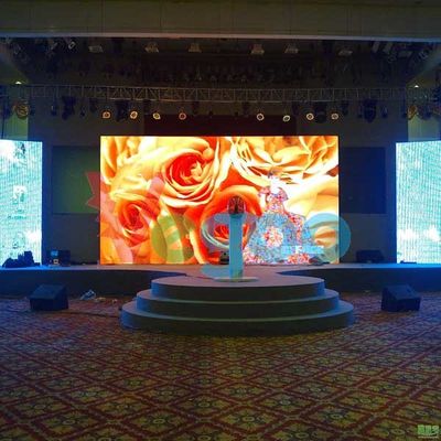 Da tela interna do RGB da cor completa da exposição a instalação fácil conduzida alta resolução