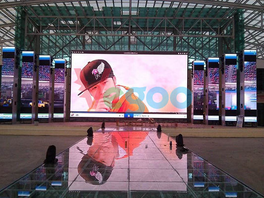 exposição de diodo emissor de luz alugado interna 800cd/㎡ da exposição de diodo emissor de luz da cor completa da propaganda P3