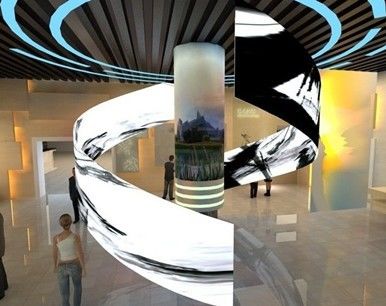 Varredura conduzida interna video conduzida flexível ultra clara da exposição 1/16 da parede P4 do brilho alto
