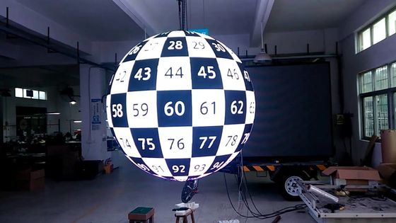 Tela conduzida grande interna alugado 4mm de Hd da exposição de diodo emissor de luz da bola da propaganda