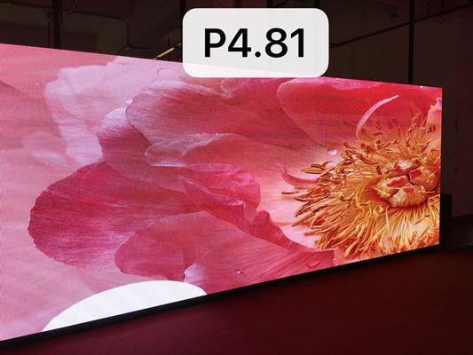 Anunciar P4.81 exterior conduziu a parede video conduzida exterior 1100cd/㎡ das telas de exposição