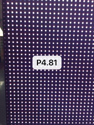Anunciando os painéis de parede video exteriores, brilho da placa de tela 1100cd/㎡ do diodo emissor de luz P4.81