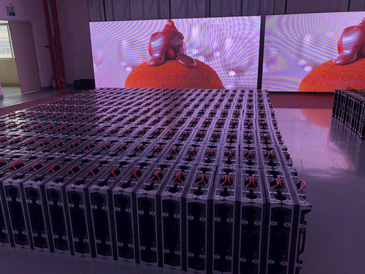 O arrendamento conduziu a visualização ótica para a parede P4.81 video exterior com SMD 2121 1100cd/㎡