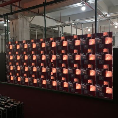 Armário interno de alta qualidade 480x480mm do alumínio do módulo 320x160mm dos vedios da parede da cor completa do sdudio SMD da tevê da exposição de diodo emissor de luz P2.5