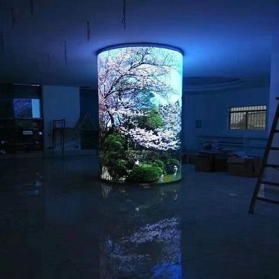 Tela de exposição conduzida personalizada, passo 2.5mm do pixel, cilindro, triangel,