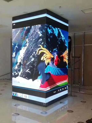 O tamanho conduzido HD personalizado 320 milímetro X do módulo da exposição 128 milímetros de densidade 160000/sqm do pixel enegrece conduzido