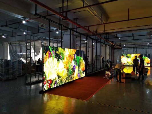Parede video interna da exposição de diodo emissor de luz/lâmpada 1/16 grande do diodo emissor de luz de IC ICN2038S da varredura da cor completa do passo 5MM do pixel da tela do diodo emissor de luz 2121