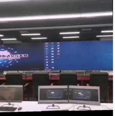 O passo do pixel 1,25 milímetros de exposição de diodo emissor de luz interna da cor completa morre armário do alumínio de carcaça peso leve de 400 x 300 milímetros