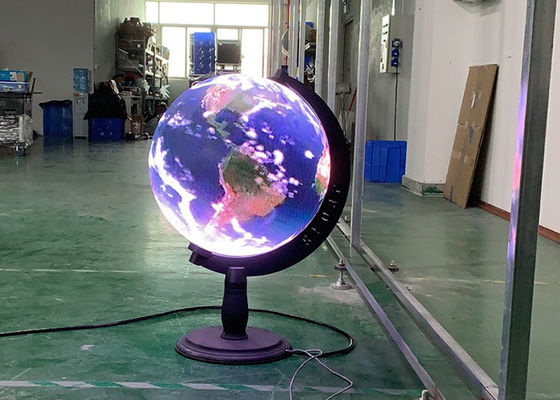 Contexto de alta resolução flexível da fase da cor completa de tela de exposição da esfera da exibição de vídeo de diodo emissor de luz da bola