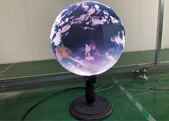 Contexto de alta resolução flexível da fase da cor completa de tela de exposição da esfera da exibição de vídeo de diodo emissor de luz da bola