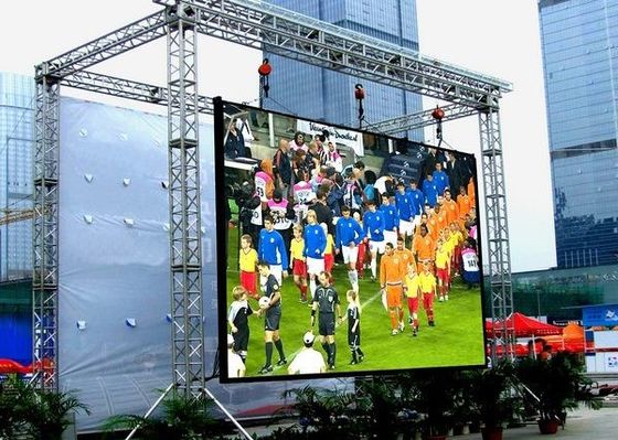 Tela de exposição conduzida impermeável video exterior alugado da cor completa de P4.81 SMD com definição alta e brilho alto