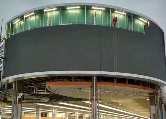 O brilho alto P10 MERGULHA a exposição de diodo emissor de luz exterior da cor 7500cd/㎡ completa