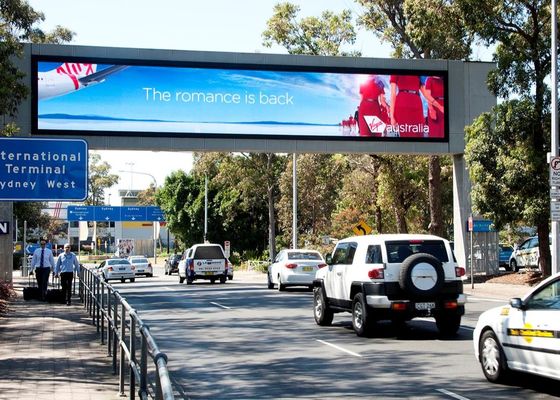 Quadro de avisos moderno Smd que anuncia a exposição de diodo emissor de luz exterior da cor P10 completa