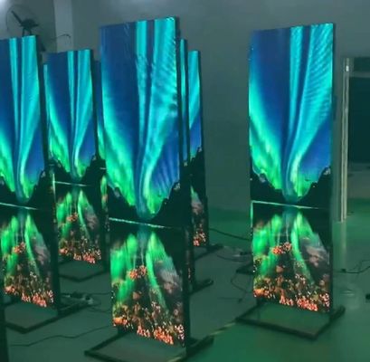 Exposição de diodo emissor de luz 3mm interna da cor completa dos meios 760mmX1920mm do cartaz