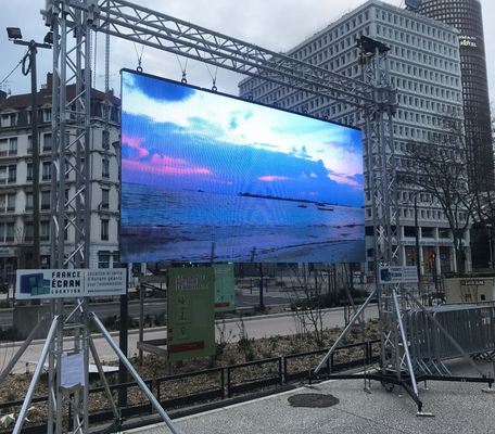 Exposição de diodo emissor de luz impermeável exterior de P8 P10 SMD3535 HD
