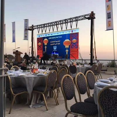 Display LED de palco externo para gestão de eventos públicos P2.976 P3.91 P4.81 P5.95