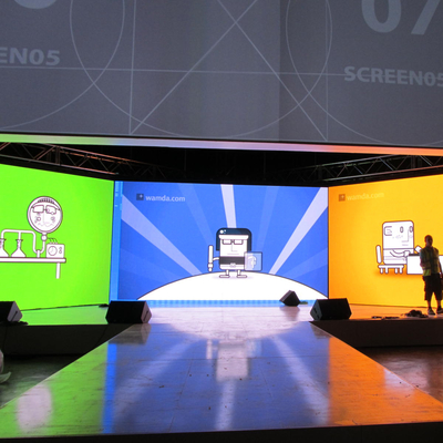 Eventos Públicos P2.976 Aluguer Escenagem LED Display com configuração rápida e alto brilho