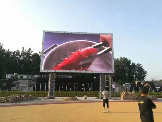 Display LED de alta resistência à água OOH Publicidade com LED RGB e painéis personalizados