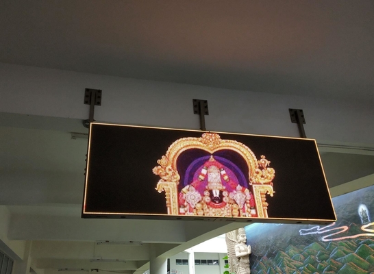 Painel de visualização LED P6 exterior à prova d'água de alto brilho com forma e tamanho personalizados