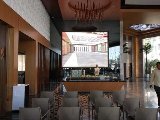 P3 Indoor LED Display Ultra Slim HD Video Wall para Conselho de Informação da Conferência