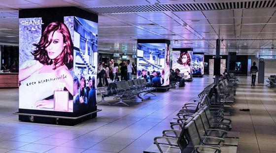 Display LED SMD P3.91 de cores completas para aluguel de interiores em eventos públicos