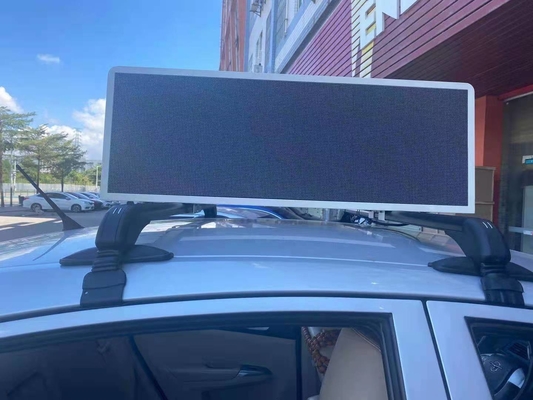 P4 P5 P6.67 AC 12-36V Display LED exterior para publicidade de alta luminosidade no topo do táxi