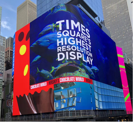 Display LED exterior P4 P5 P8 P10 Outdoor Full Color 960 X 960mm Tamanho do gabinete Display LED fixado de publicidade montado na parede