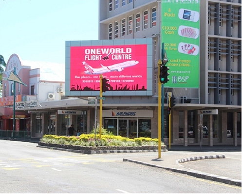 Outdoor Full Color P4 P5 P8 P10 Wall-mounted Billboard Tabuleiro 3D de olho nu Publicidade fixa