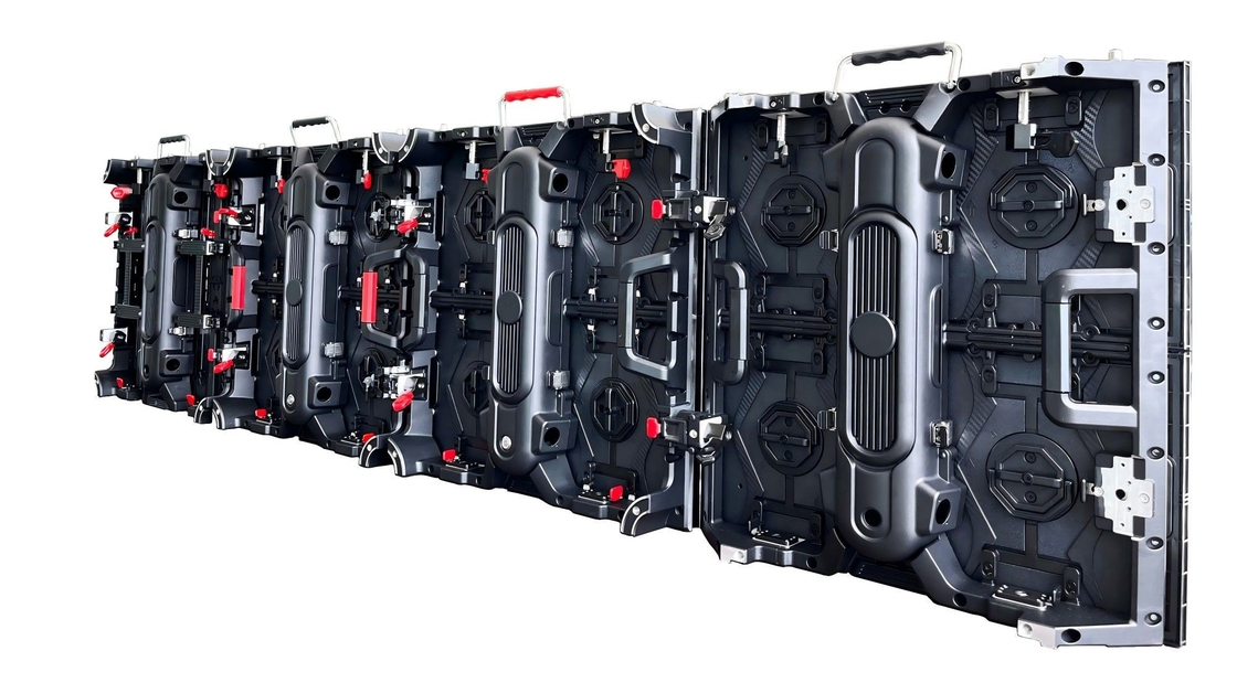 Aluguel LED Display P4.81mm gabinete de alumínio curvo 500x500mm montagem rápida para eventos ao ar livre