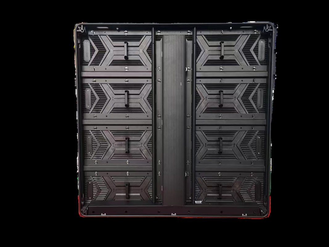 P3.91 Exibição LED exterior 1000X1000mm Gabinete de alumínio SMD1921 Brilho 10000CD/m2 Sistema Nova